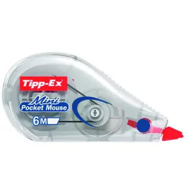 Tipp-Ex Korrekturroller "Mini Pocket Mouse", 5 mm x 6 m (EAN: 0070330512122)