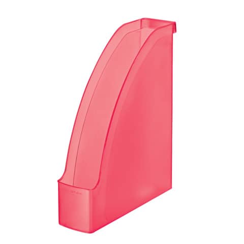 LEITZ Stehsammler Plus, DIN A4, Polystyrol, rot frost (EAN: 4002432398720)