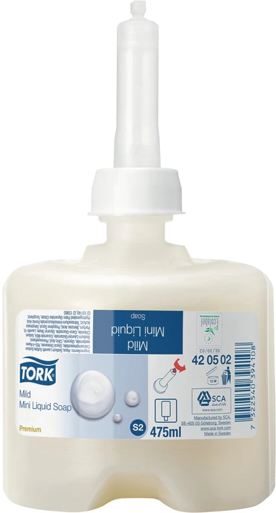 TORK Flüssigseife, mild, 475 ml (EAN: 7322540394108)