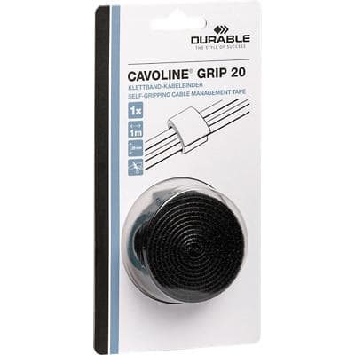 DURABLE Klett-Kabelbinder CAVOLINE GRIP 20, 20 x 1.000 mm (EAN: 4005546991207)
