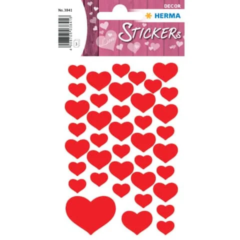 HERMA Sticker DECOR "Kleine Herzen" (EAN: 4008705038416)