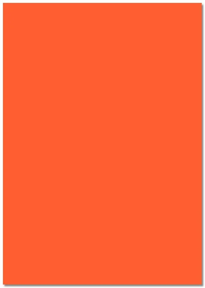 folia Tonkarton, (B)500 x (H)700 mm, 220 g/qm, orange (EAN: 4001868612400)