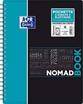 Oxford Studium Collegeblock "NOMADBOOK", A4+, seyes (EAN: 3020120056647)