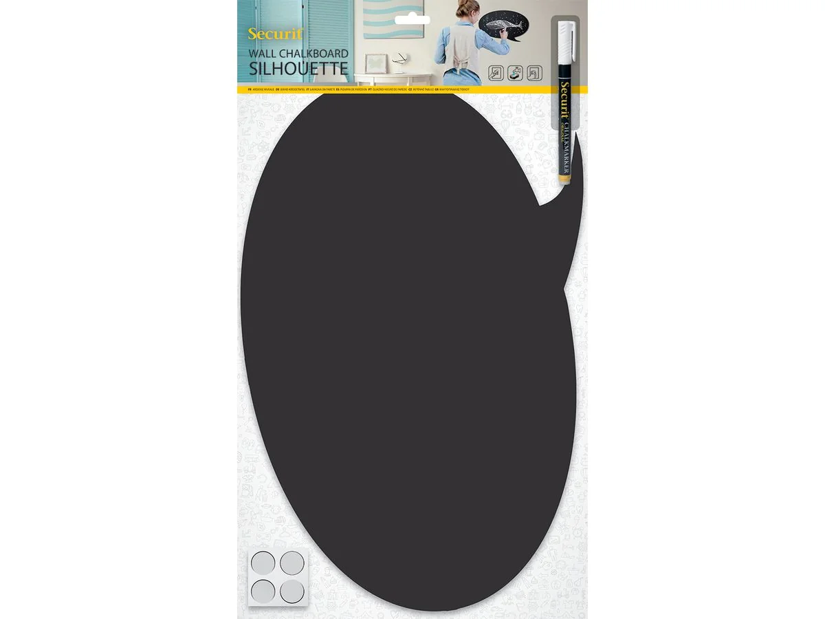 Securit Kreidetafel SILHOUETTE "Sprechblase" (EAN: 8718226499714)