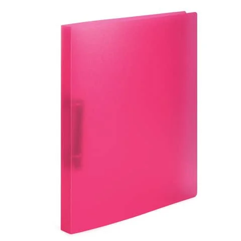 HERMA Ringbuch, DIN A4, 2-Ring-Mechanik, pink, pink transluzent (EAN: 4008705191647)