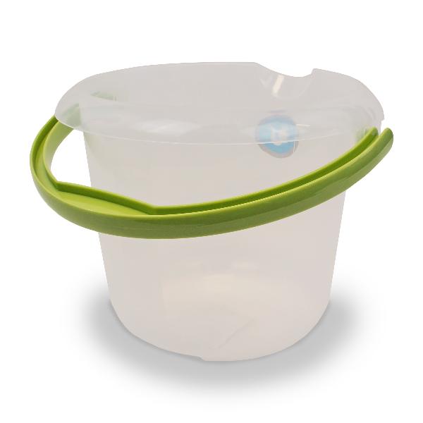 keeeper Putzeimer "mika", rund, 5 Liter, transparent (EAN: 4052396058437)