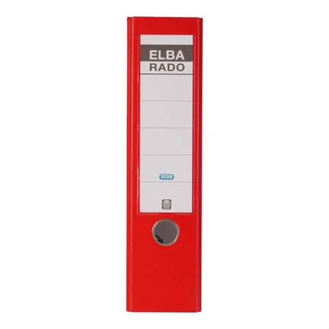 ELBA Ordner rado brillant, Rückenbreite: 80 mm, rot (EAN: 4002030101258)