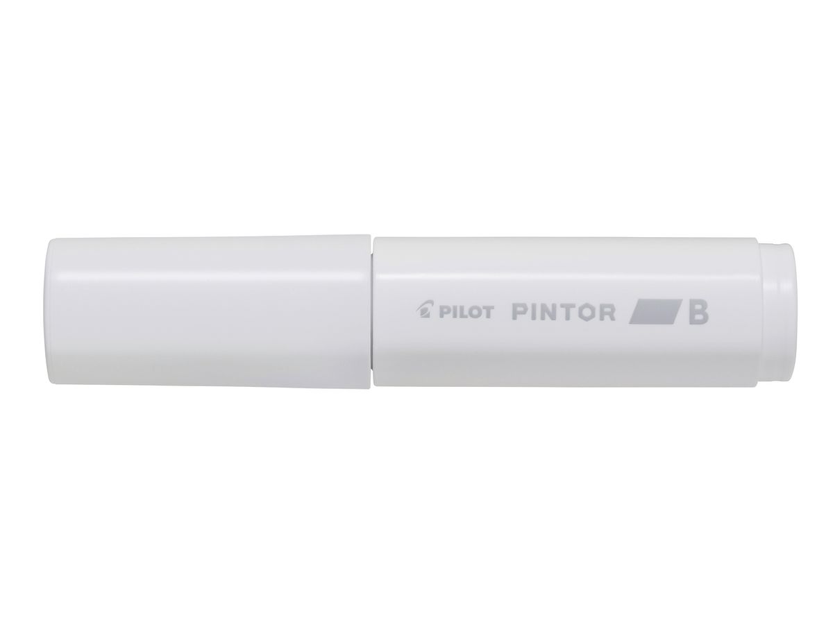 PILOT Pigmentmarker PINTOR, broad, weiß (EAN: 4902505557095)