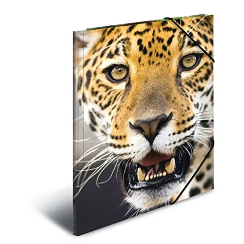 HERMA Eckspannermappe "Leopard", aus PP, DIN A3 (EAN: 4008705071420)