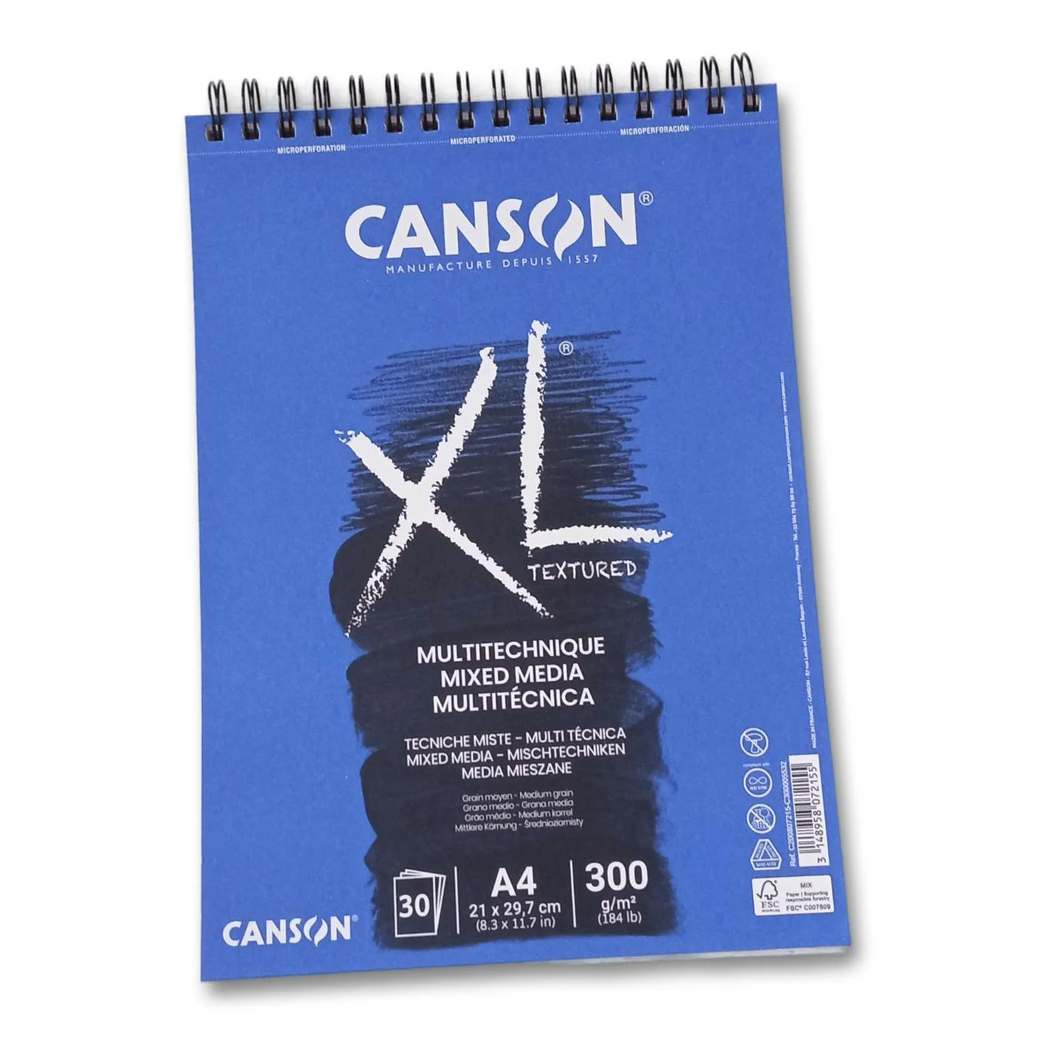 CANSON Studienblock XL MIXED MEDIA Textured, DIN A4 (EAN: 3148958072155)