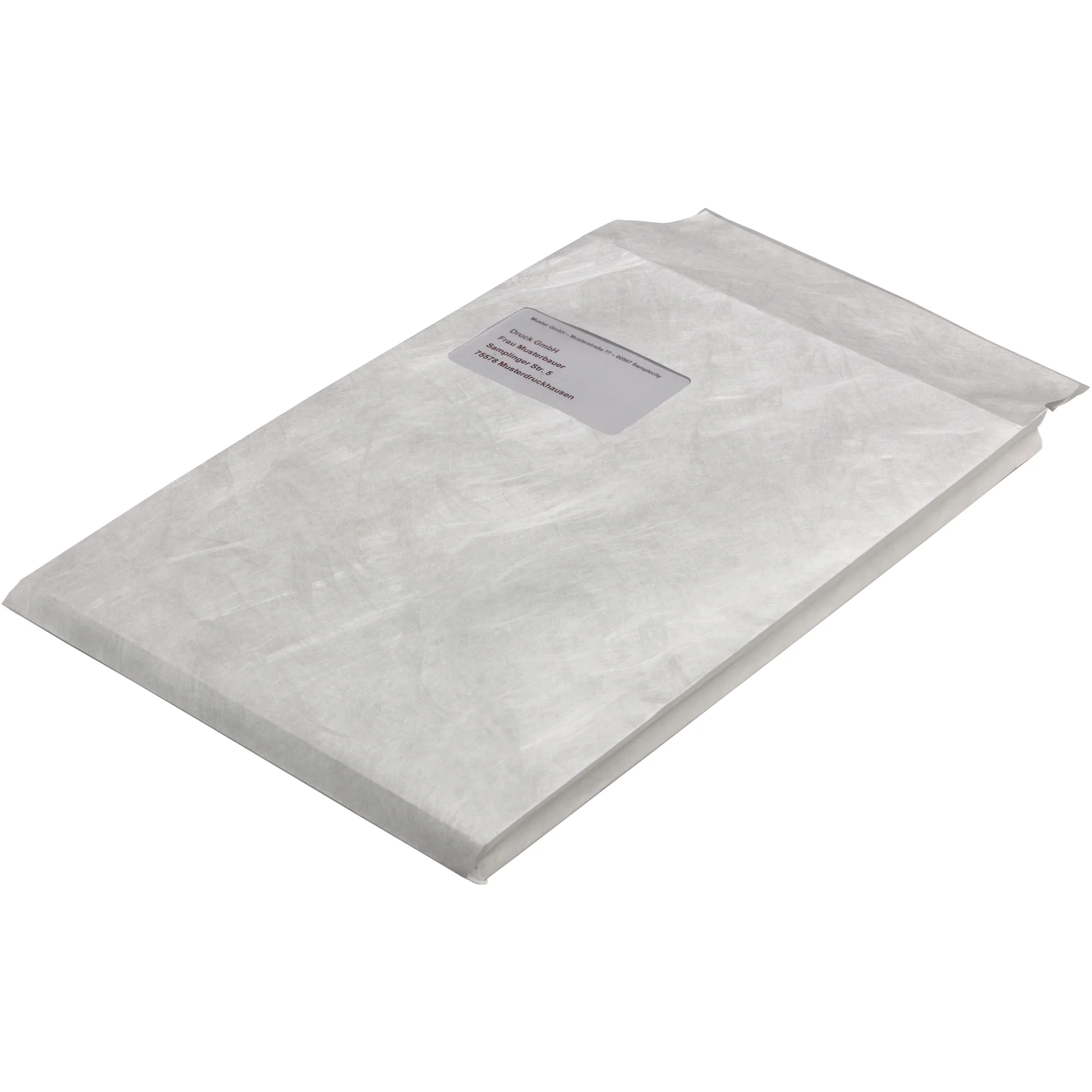 Tyvek Faltenversandtaschen C4, mit Fenster, 70 g/qm (EAN: 4026283055410)