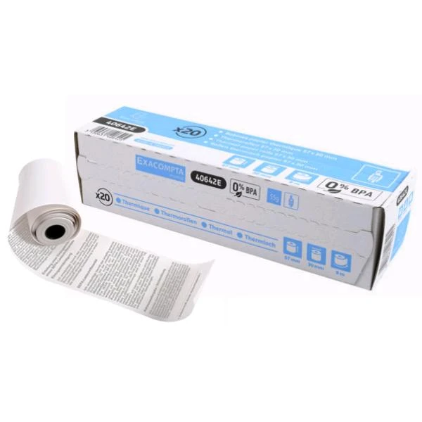 EXACOMPTA Thermorollen für Kassensysteme, 57 mm x 24 m (EAN: 3130639409053)