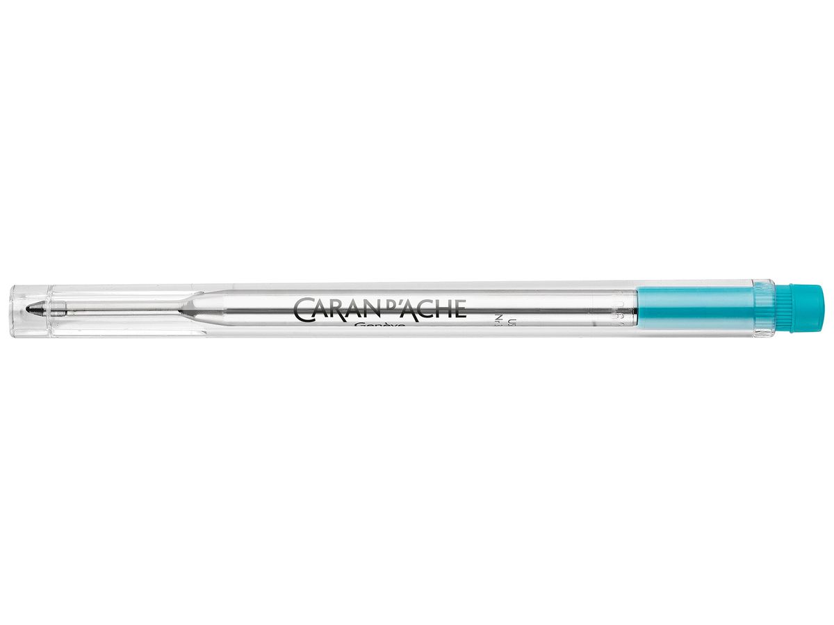 CARAN D'ACHE Kugelschreiber-Mine "Goliath", M, türkis (EAN: 7630002346399)