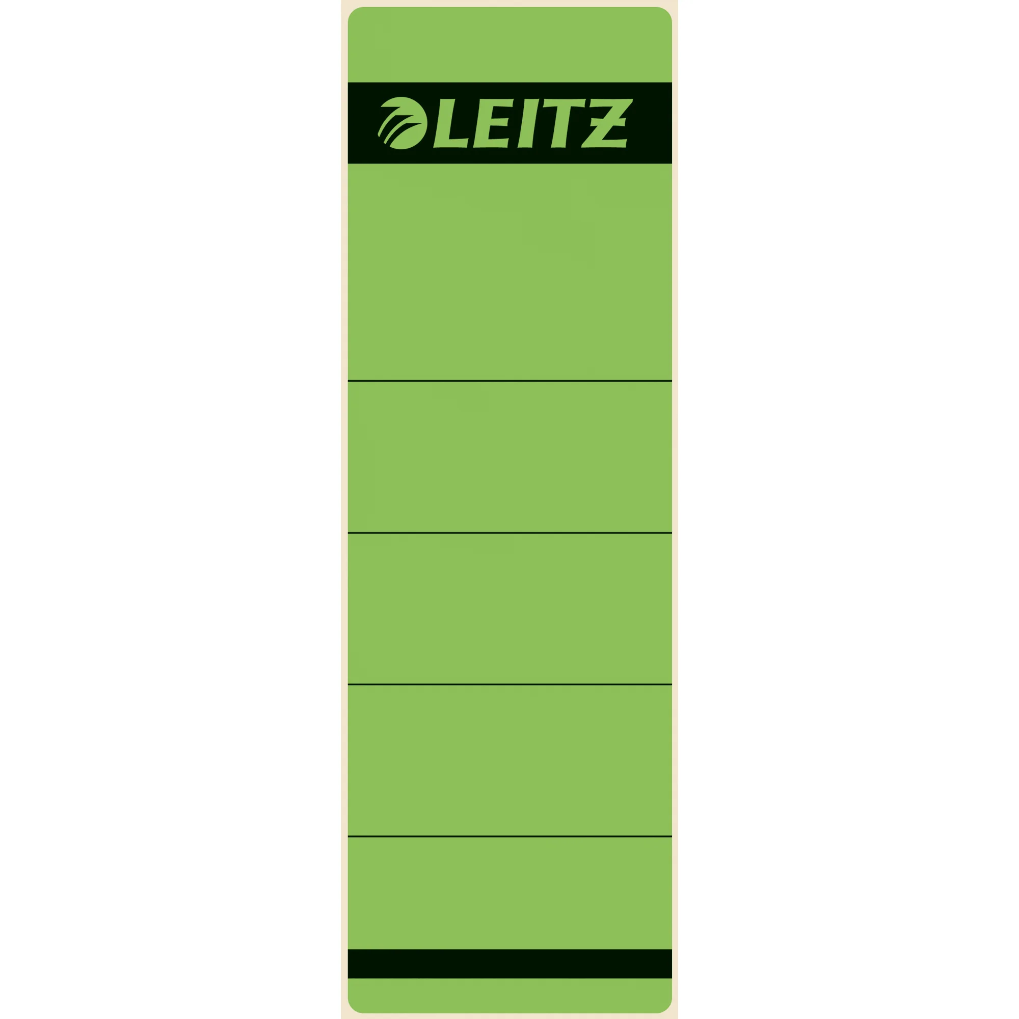 LEITZ Ordnerrücken-Etikett, 61 x 192 mm, kurz, breit, grün (EAN: 4002432302383)