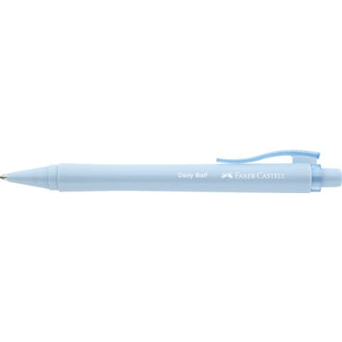 FABER-CASTELL Druckkugelschreiber DAILY BALL, hellblau (EAN: 4005401406891)
