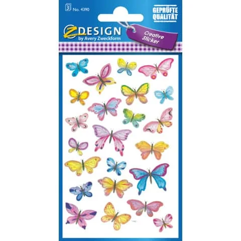 AVERY Zweckform Z-Design Sticker "Schmetterlinge" (EAN: 4004182043905)