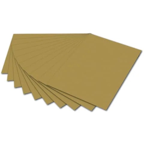 folia Tonpapier, DIN A4, 130 g/qm, gold (EAN: 4001868064650)