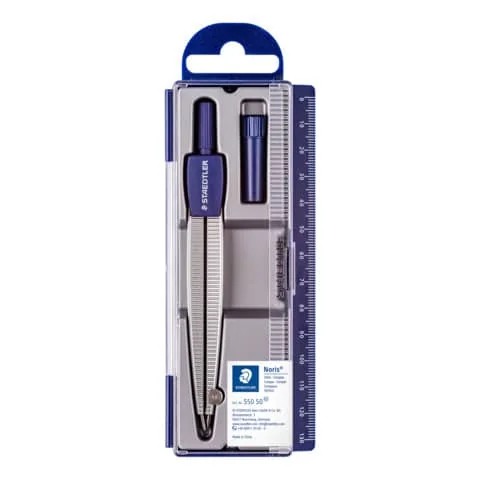 STAEDTLER Schulzirkel Noris 550 50, Länge: 124,2 mm (EAN: 4007817550021)