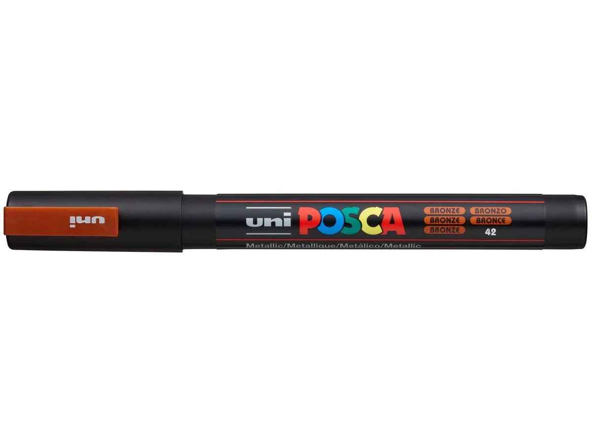 POSCA Pigmentmarker PC-3M, bronze (EAN: 4902778123713)