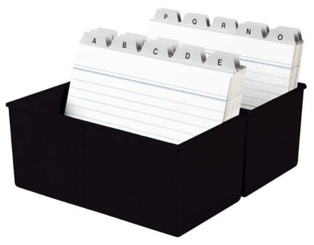 HAN Karteikasten, Polystyrol, A6 quer, schwarz, unbestückt (EAN: 4012473976139)