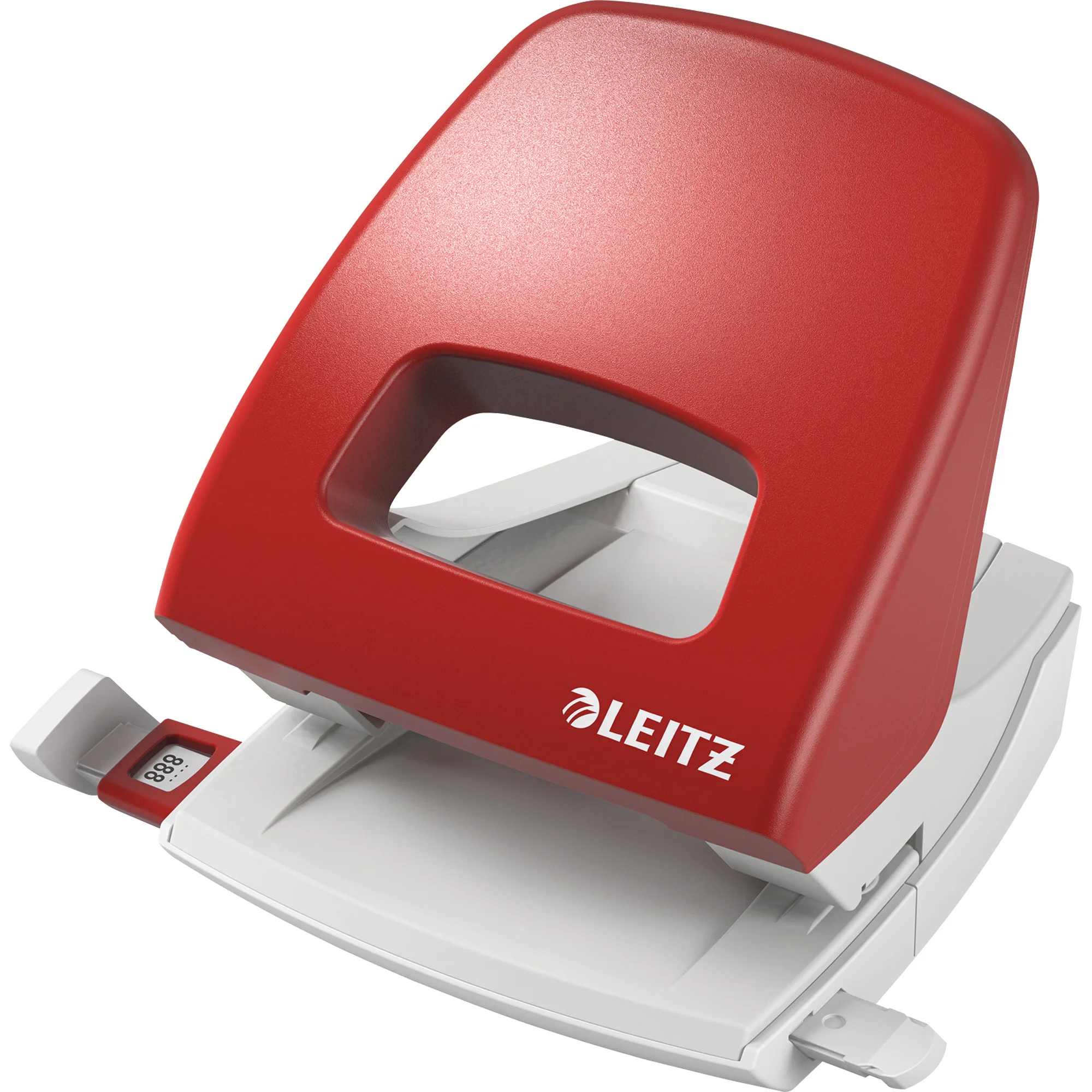 LEITZ Locher Nexxt 5005, Stanzleistung: 25 Blatt, rot (EAN: 4002432354498)