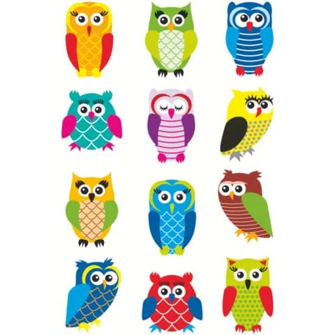 HERMA Sticker MAGIC "Eulen", Glitterfolie (EAN: 4008705032247)
