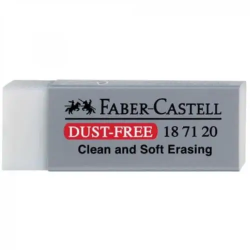 FABER-CASTELL Kunststoff-Radierer DUST-FREE, weiß (EAN: 9556089871204)