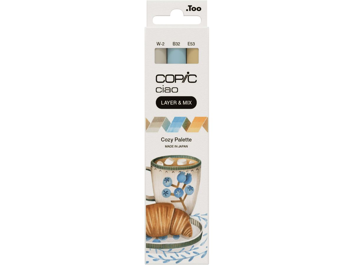 COPIC Marker ciao, 3er Set "Cozy Palette" (EAN: 4013695266763)