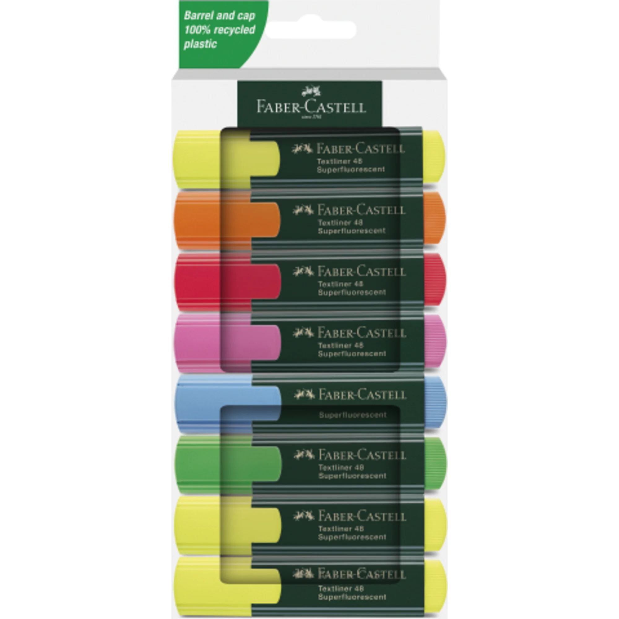 FABER-CASTELL Textmarker TEXTLINER 48, 8er Etui (EAN: 4005402548484)