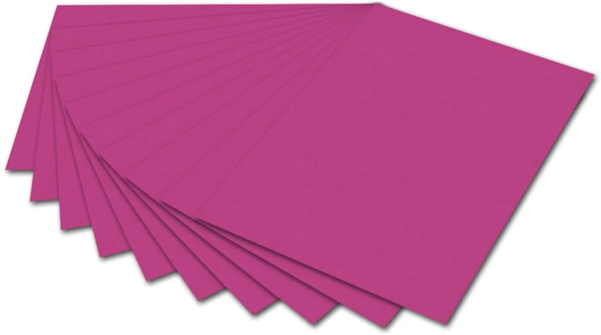 folia Fotokarton, (B)500 x (H)700 mm, 300 g/qm, eosin (EAN: 4001868061215)