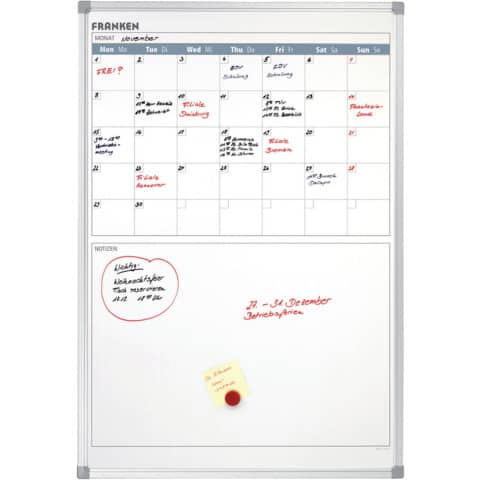 FRANKEN Planungstafel X-tra!Line, Monatskalender, 5 Wochen (EAN: 4016946191265)