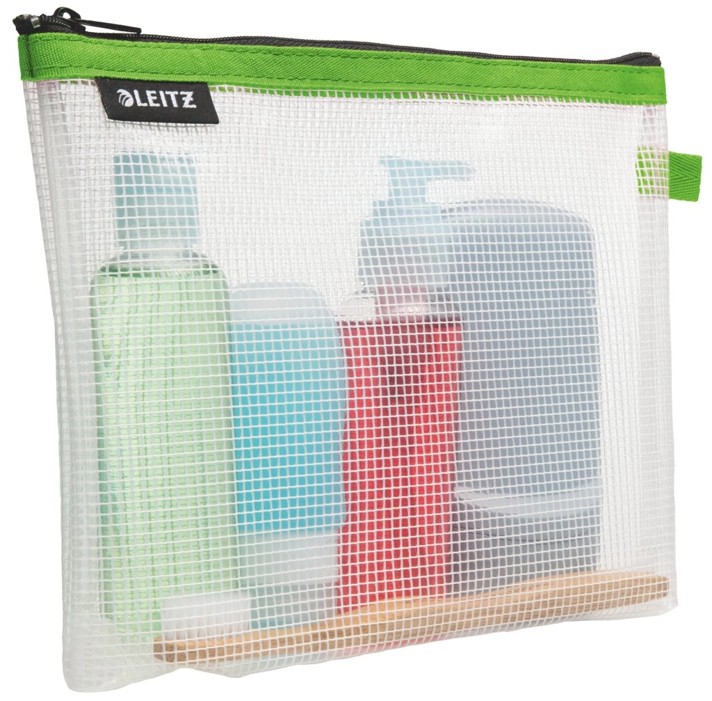 LEITZ Kosmetiktasche WOW Traveller, transparent/grün (EAN: 4002432122769)