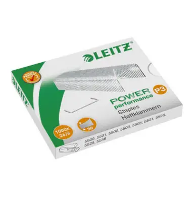 LEITZ Heftklammern 26/6, verzinkt, Kleinpackung (EAN: 4002432325122)