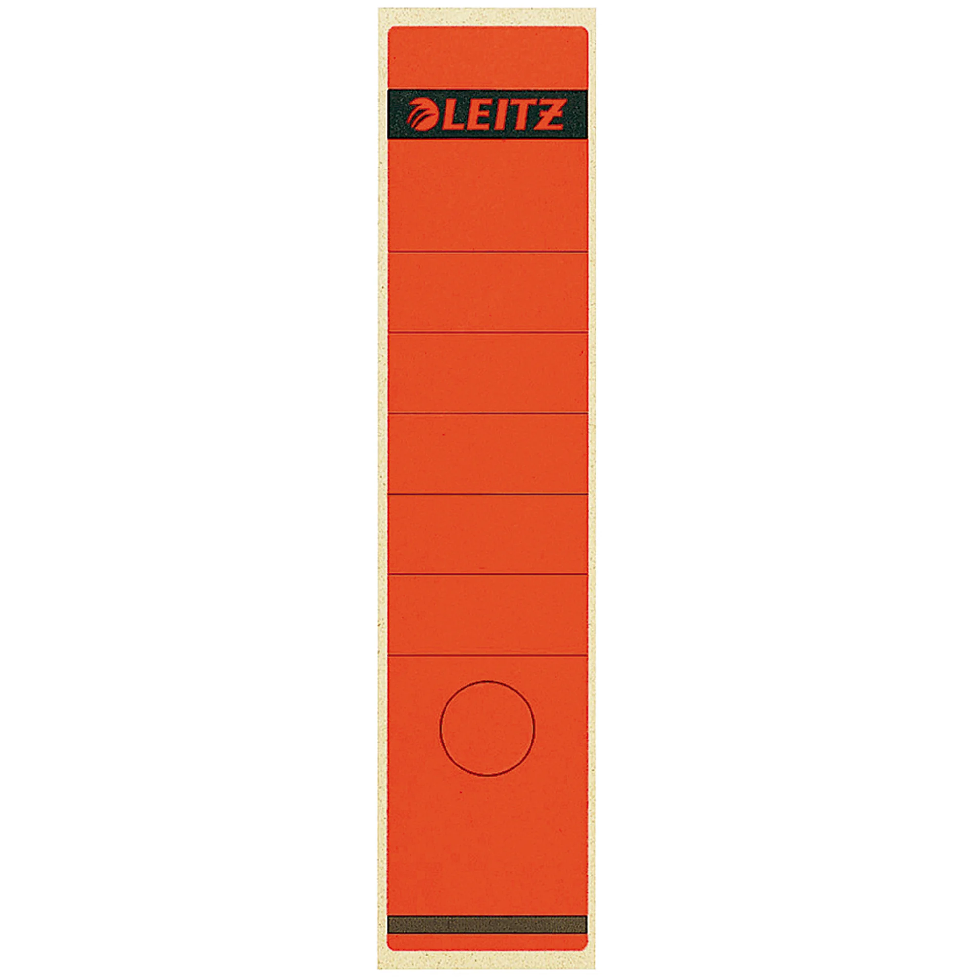 LEITZ Ordnerrücken-Etikett, 61 x 285 mm, lang, breit, rot (EAN: 4002432302260)