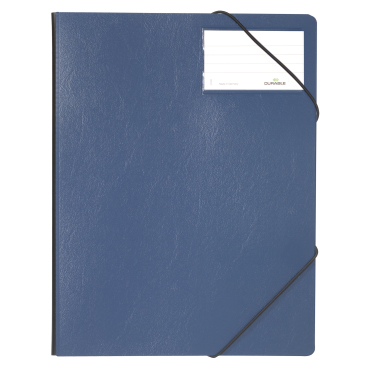 DURABLE Eckspanner Premium, DIN A4, Hartfolie, dunkelblau (EAN: 4005546213118)
