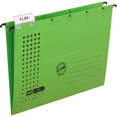 ELBA Hängemappe chic ULTIMATE, DIN A4, grün (EAN: 4002030851382)