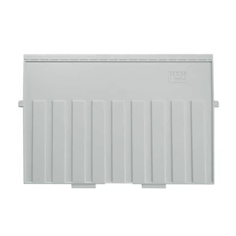 HAN Stützplatte für Karteikästen, A4 quer, lichtgrau (EAN: 4012473902428)