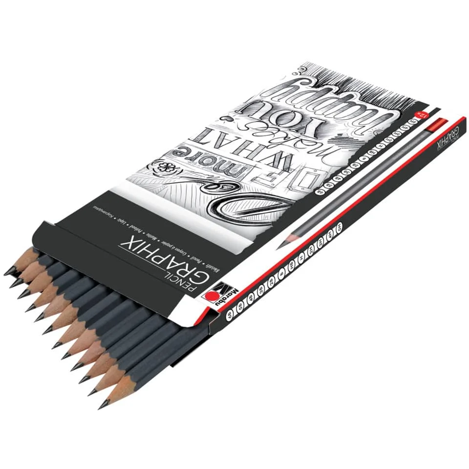 Marabu Bleistift "GRAPHIX", 12er Kartonetui (EAN: 4007751627001)