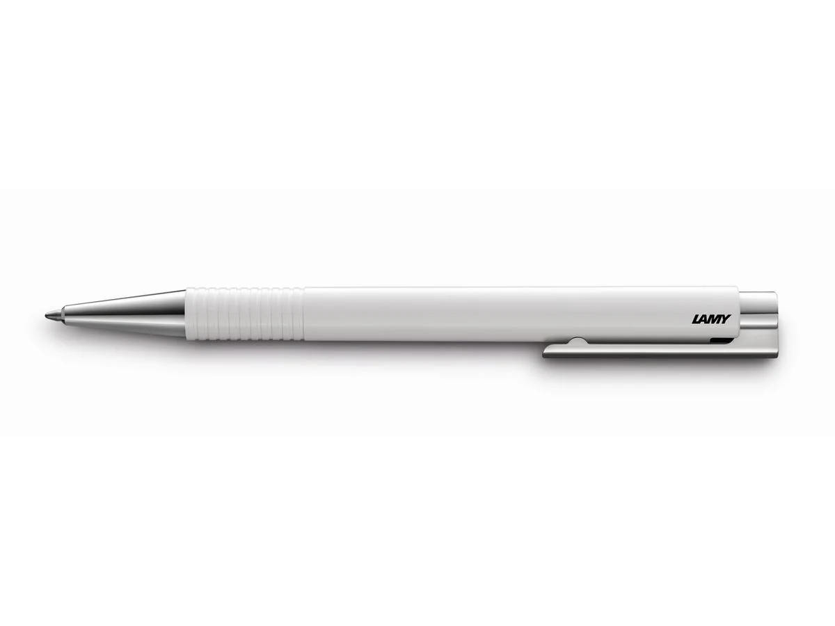 LAMY Druckkugelschreiber logo M+ white (EAN: 4014519631729)