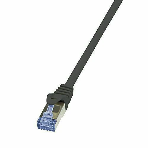 LogiLink Patchkabel PrimeLine, Kat.6A, S/FTP, 1,0 m, schwarz (EAN: 4052792032390)