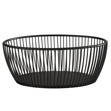 APS Brot- und Obstkorb SVART, oval, 200 x 150 mm, schwarz (EAN: 4004133304222)