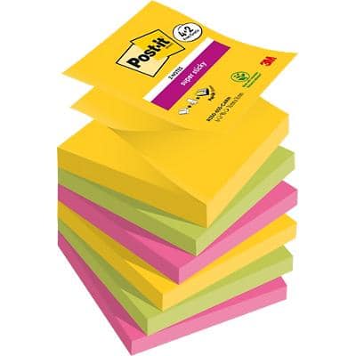 Post-it Haftnotizen super sticky z-notes, 76 x 76 mm, 4+2 (EAN: 4054596927377)