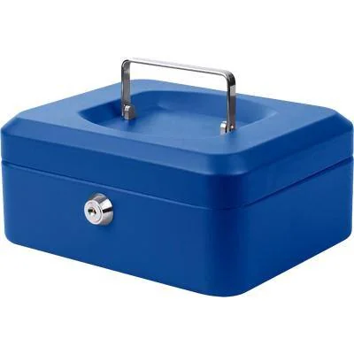 pavo Geldkassette, blau, Maße: (B)200 x (T)160 x (H)90 mm (EAN: 8717448011759)