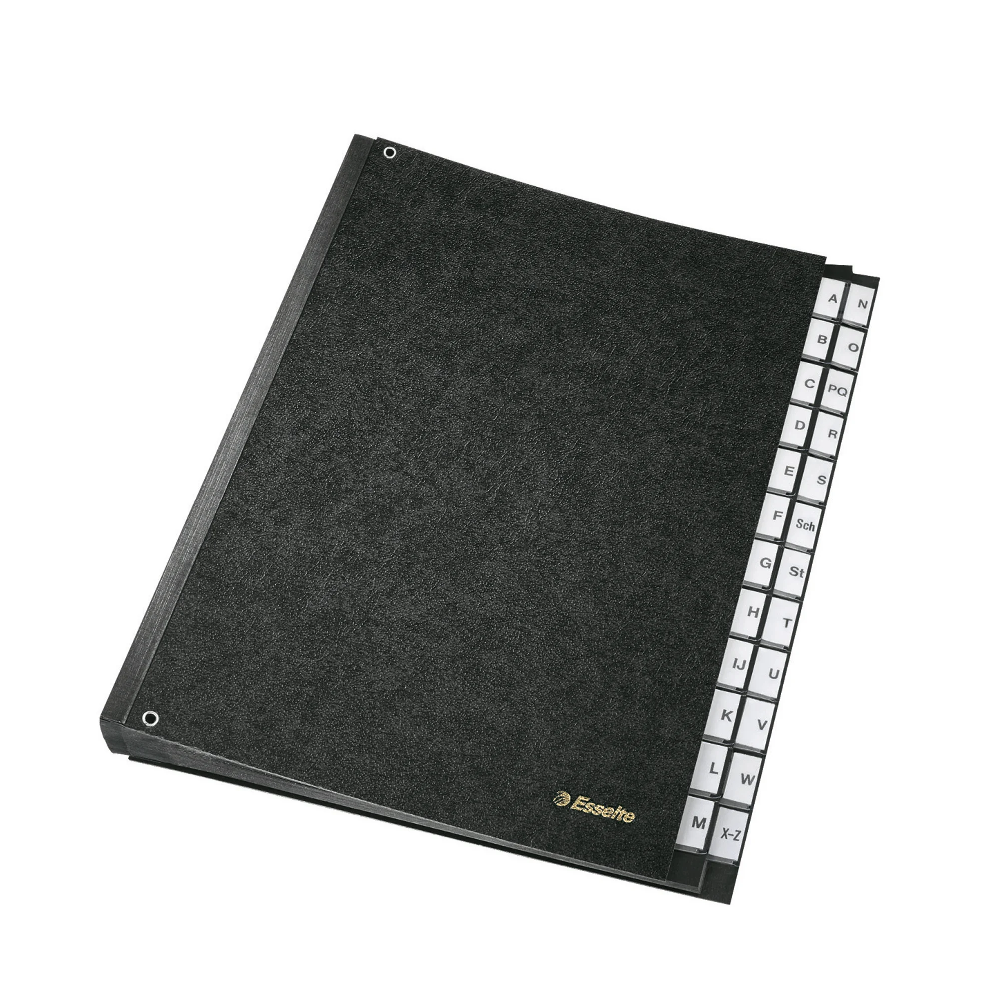 Esselte Pultordner, A4, A-Z, Hartpappe, schwarz (EAN: 4001536004667)