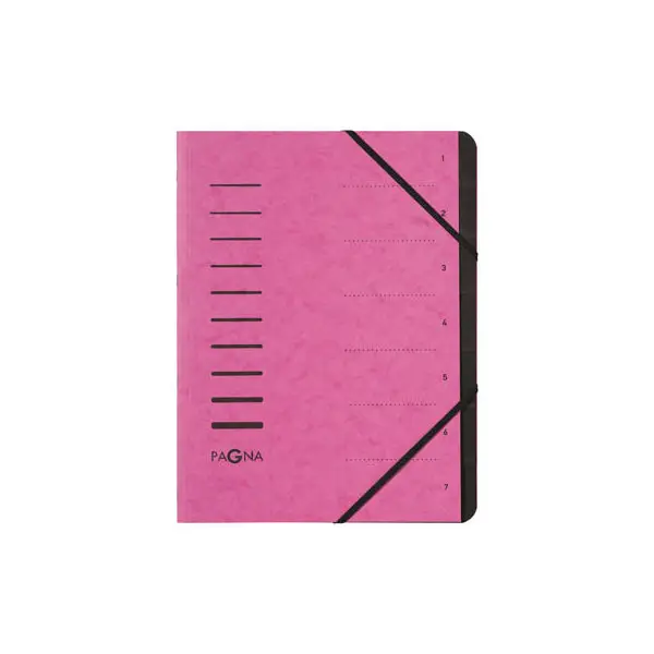 PAGNA Ordnungsmappe "Sorting File", 7 Fächer, dunkelrosa (EAN: 4013951014251)