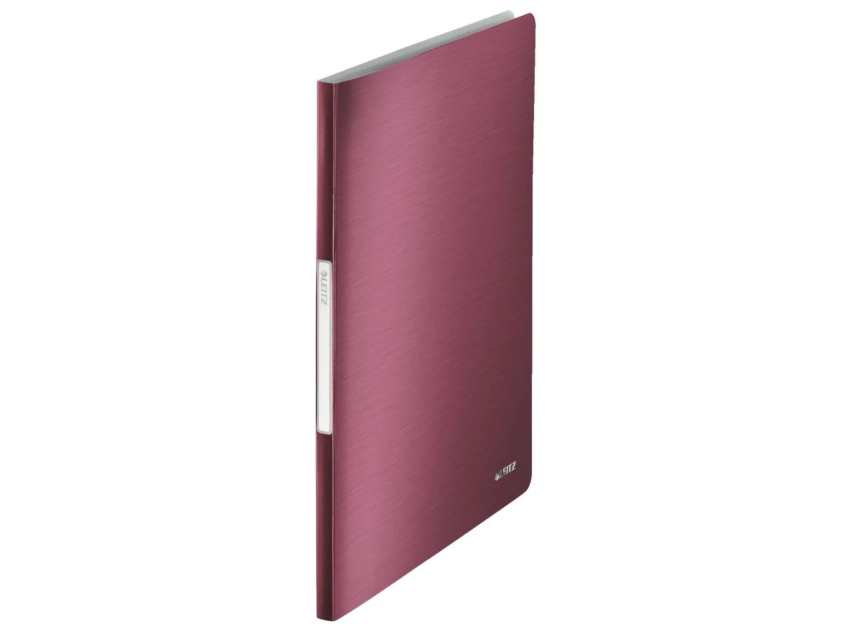 LEITZ Sichtbuch Style, A4, PP, mit 40 Hüllen, granat-rot (EAN: 4002432108237)