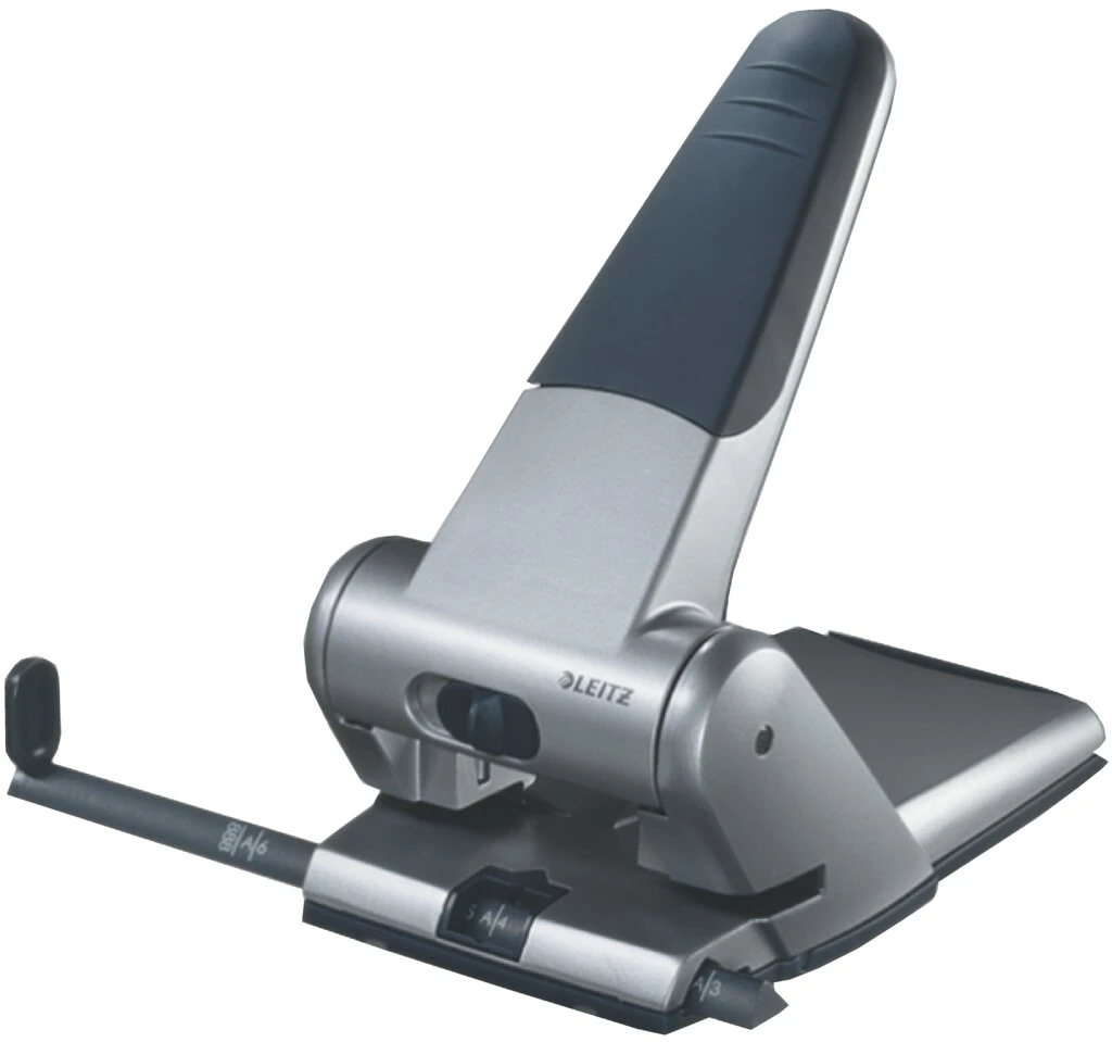 LEITZ Registraturlocher 5180, Stanzleistung: 65 Blatt,silber (EAN: 4002432364022)