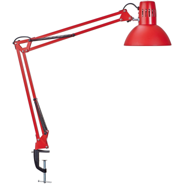 MAUL Tischleuchte MAULstudy, mit Klemmfuß, rot (EAN: 4002390082594)