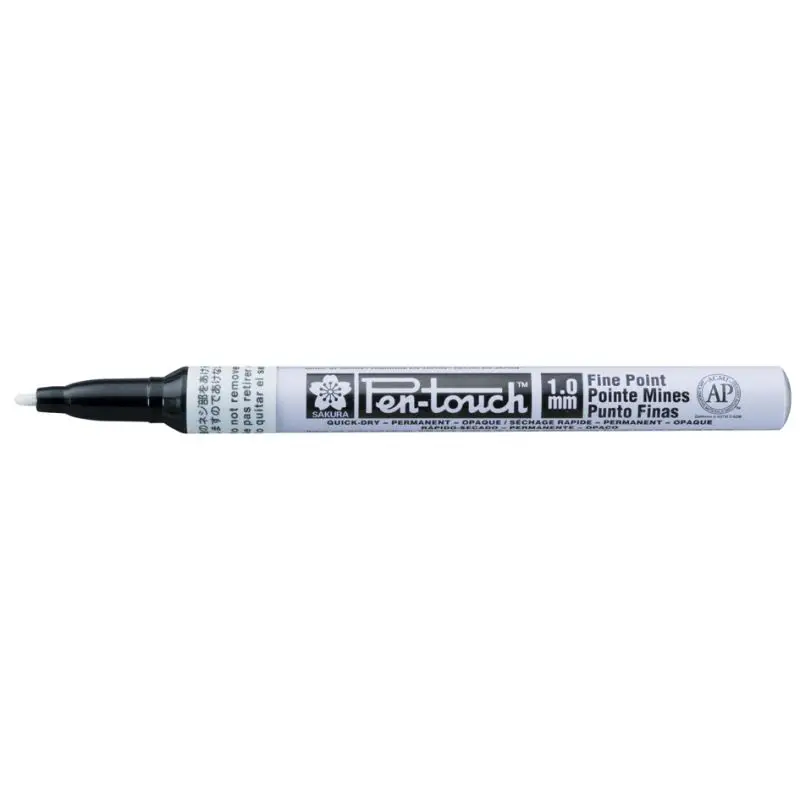 SAKURA Permanent-Marker Pen-Touch Fein, weiß (EAN: 0084511362840)