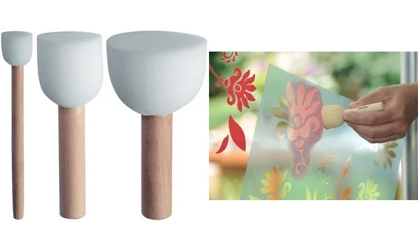 Marabu Schablonierpinsel, 3er Set (EAN: 4007751352378)